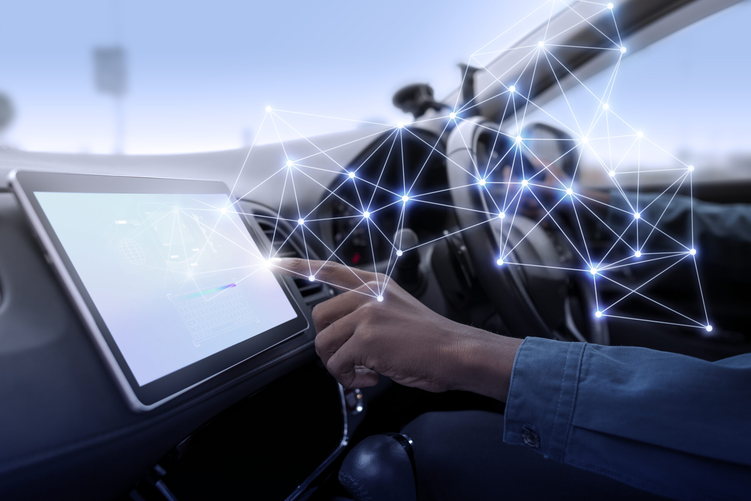gps system in a smart car
